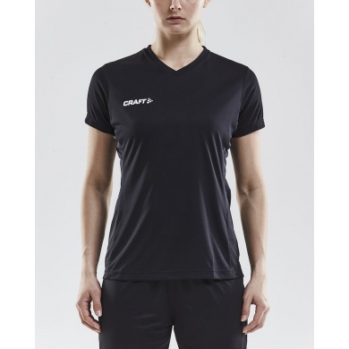 Craft Sport-Shirt (Trikot) Squad Solid - lockere Schnitt, schnelltrocknend - schwarz Damen
